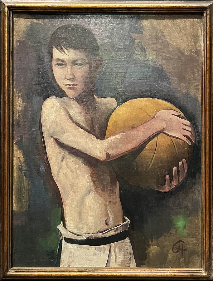 Karl Hofer — Boy with ball, 1927