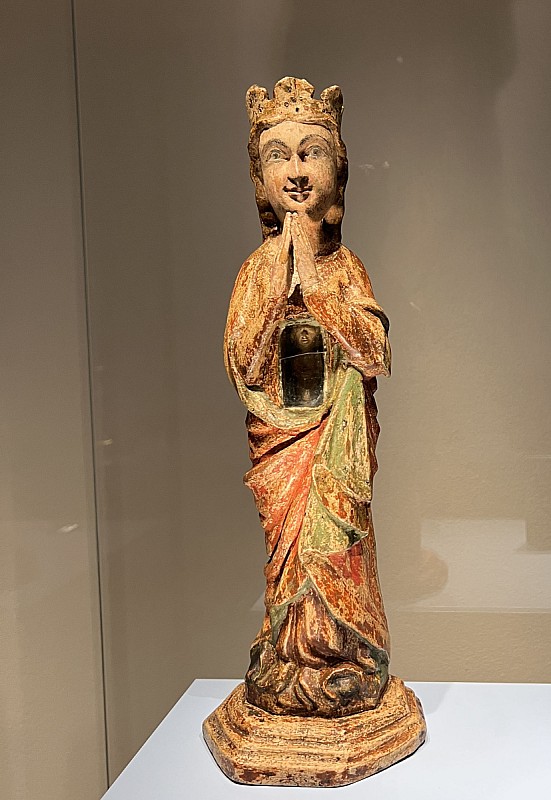Anonyme — Vierge Marie enceinte, Ratisbonne, XIVe siècle