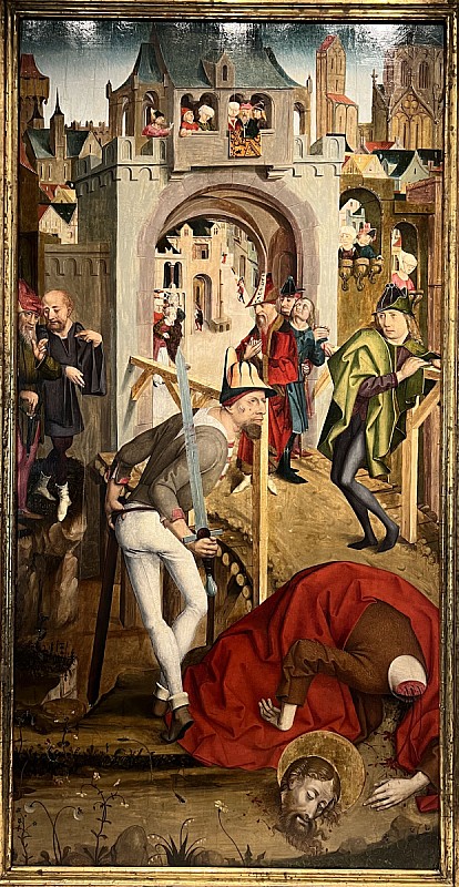 Meister von Freising-Neustift — La Décapitation de saint Jean-Baptiste, 1527