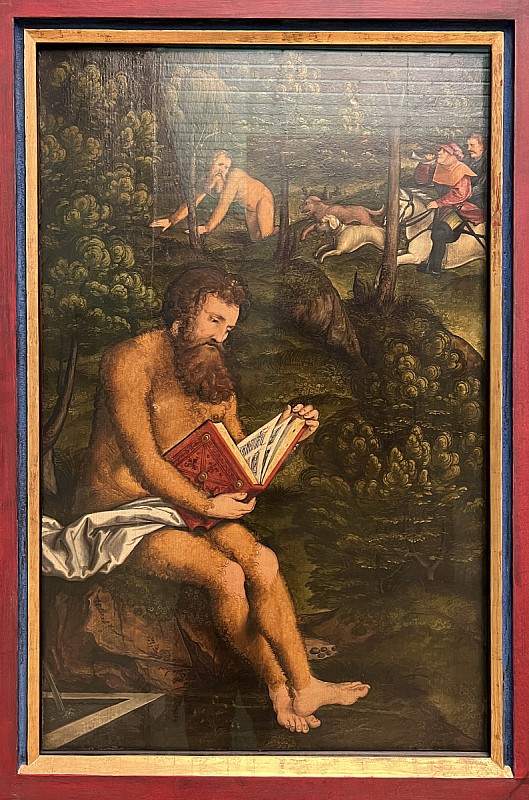 Hans Schäufelein — Trois volets avec des saints ermites, 1515