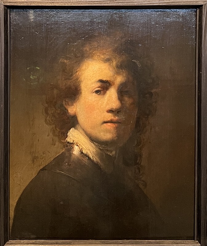 Rembrandt — Autoportrait au gorgerin, 1629